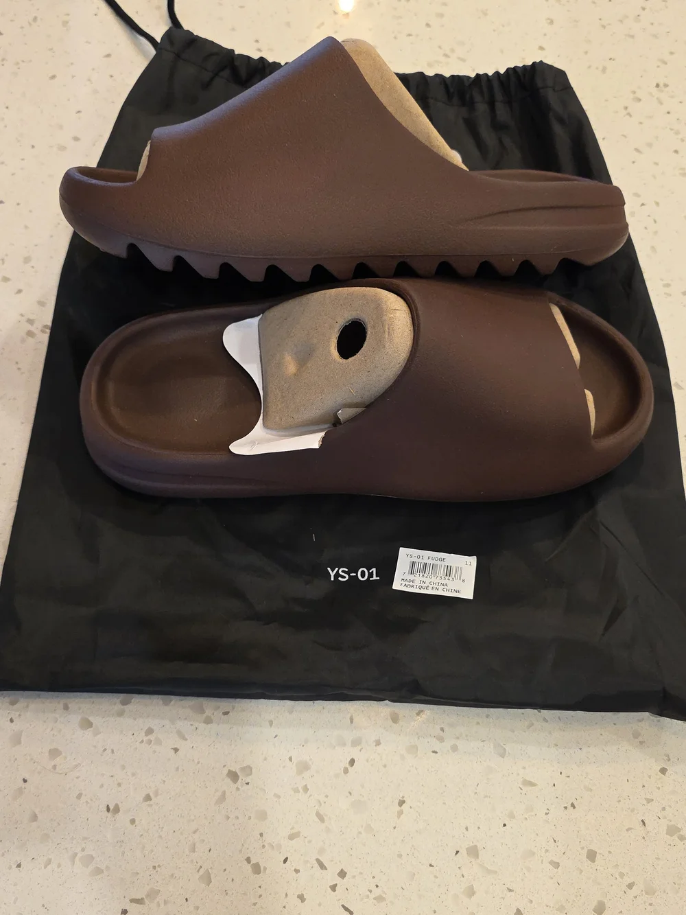 YS-01 Yeezy Fudge Slides Size 11